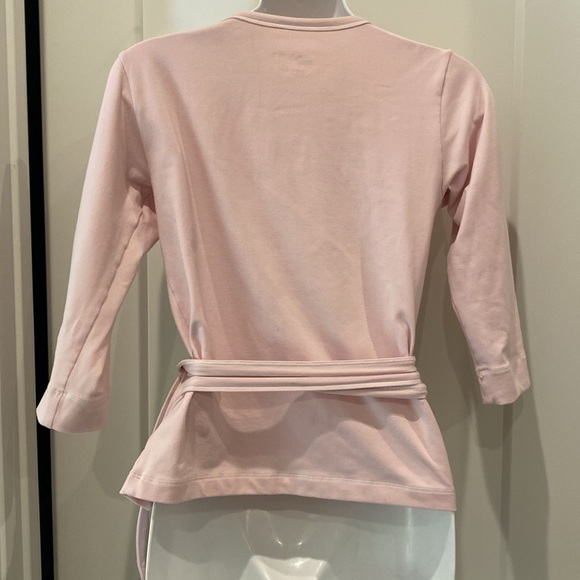 Vintage Pink Puma ballet wrap top - Picture 3 of 4